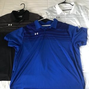 Men’s Under Armour Polo Shirt Lot - 4XL - EUC